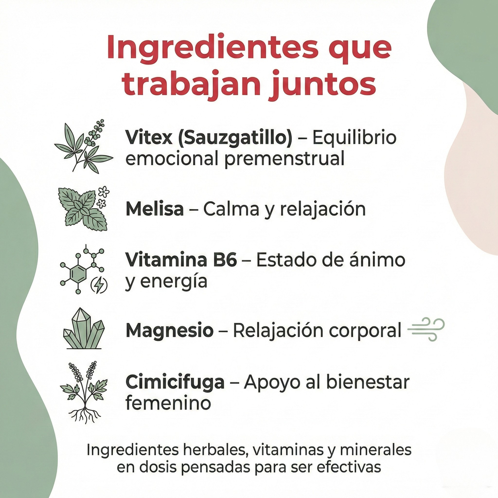 Cíclika - Gominolas para Alivio del Síndrome Premenstrual (60 gominolas)