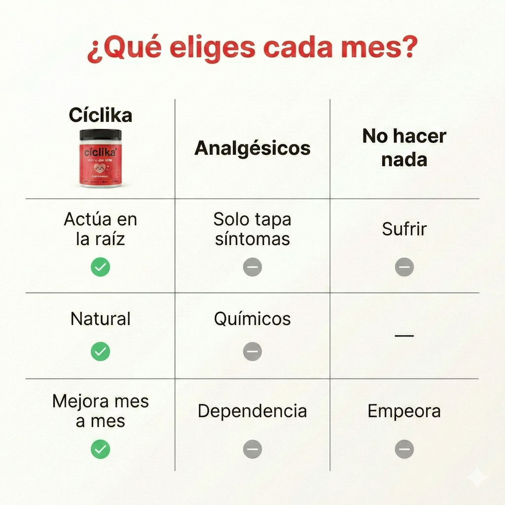 Cíclika - Gominolas para Alivio del Síndrome Premenstrual (60 gominolas)